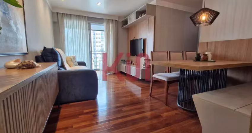 Apartamento de 2 quartos com suíte e 2 salas na vila nair, são paulo-sp: 2 banheiros, 2 vagas e 75,00 m² de área.