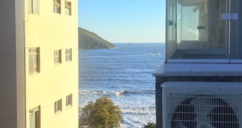 Vista ao mar 1 dormitório frente ao aquário,2wcs,porteira fechada