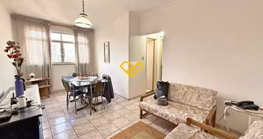 1 dormitórios 60m² embaré,1 vaga suficiente,pertinho da praia