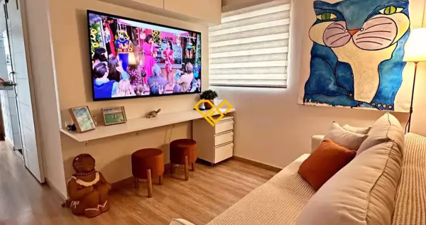 47 m² ,1 dormitório,ponta da praia,quadra da praia,1 vaga de garagem