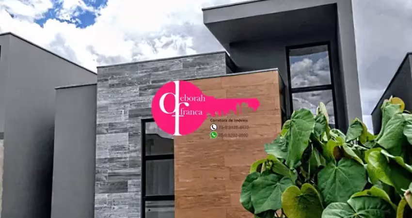 Vendo casa com dois quartos em condominio em feira de santana ba