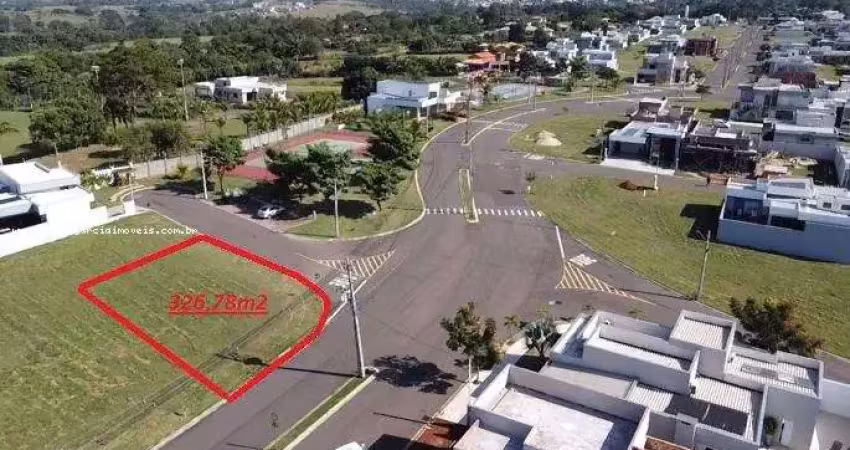 Terreno em condomínio fechado à venda no Residencial Valência II, Álvares Machado 