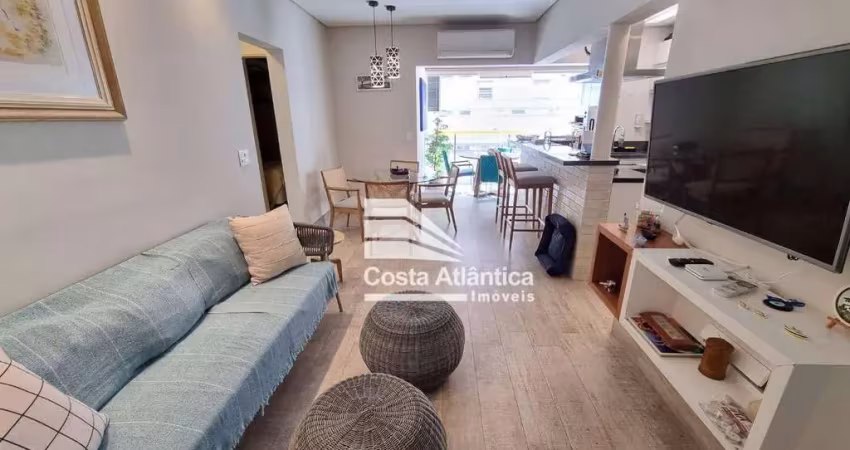 Apartamento com 2 dormitórios à venda, 80 m² por r$ 850.000,00 - pitangueiras - guarujá/sp