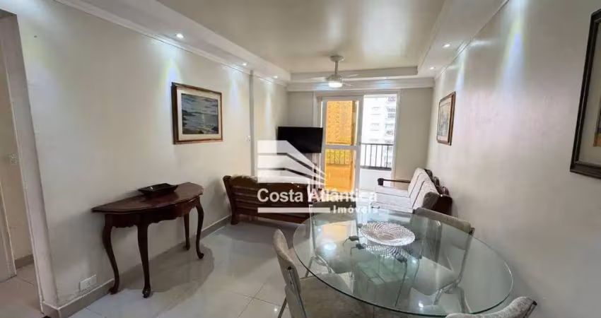 Apartamento com 3 dormitórios sendo 1 dependencia de empregada à venda, 80 m² por r$ 640.000 - centro - guarujá/sp