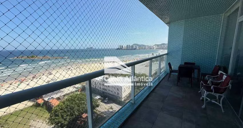Apartamento com 4 dormitórios à venda, 195 m² por r$ 1.550.000 - pitangueiras - guarujá/sp