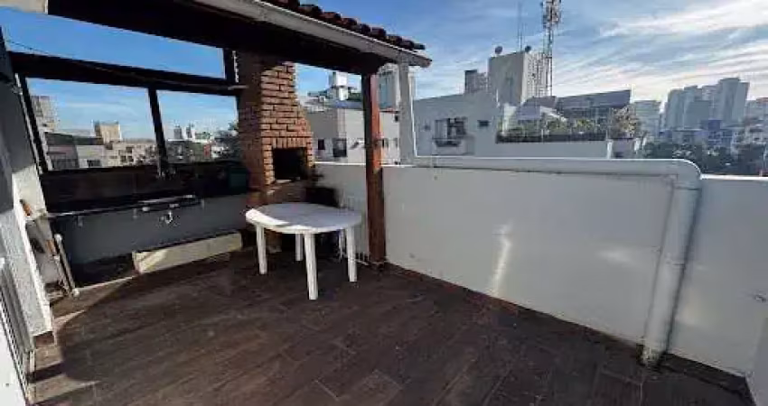 Cobertura com 2 suites à venda, 110 m² por r$ 450.000 - praia do tombo - guarujá/sp