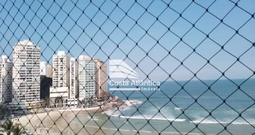 Apartamento com 4 dormitórios à venda, 140 m² por r$ 1.300.000,00 - pitangueiras frente mar - guarujá/sp