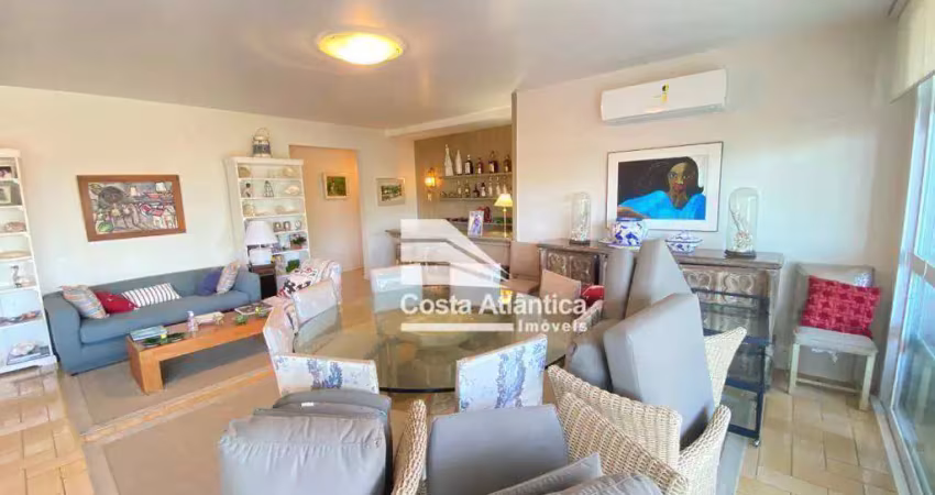 Apartamento com 4 dormitórios à venda, 300 m² por r$ 1.300.000,00 - pitangueiras - guarujá/sp