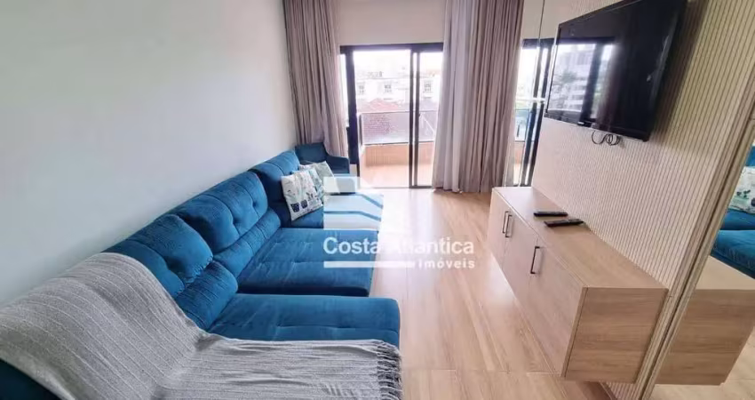 Apartamento com 4 dormitórios sendo 1 dependencia de empregada à venda, 90 m² por r$ 600.000 - enseada - guarujá/sp