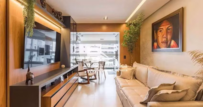 Apartamento com 2 dormitórios à venda, 90 m² por r$ 1.100.000,00 - astúrias - guarujá/sp
