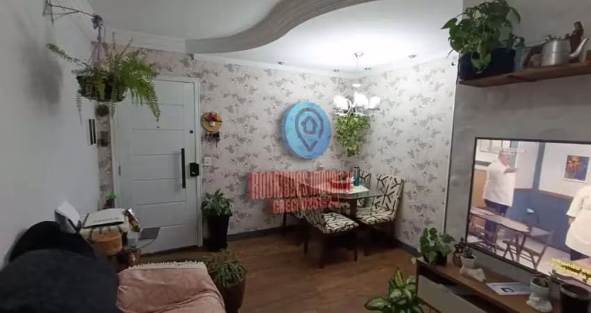 Apartamento semi mobiliado á venda com 2 dormitórios,  1 vaga e com 48m² em jardim são miguel por r$ 210.000.  imóvel residencial em ferraz de vasconcelos/sp.