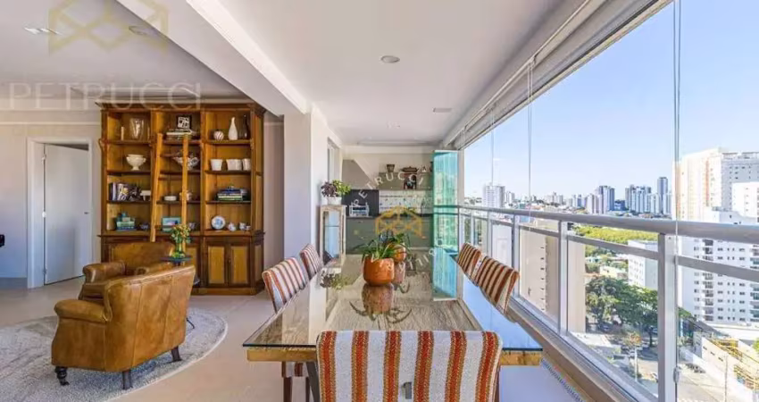 Apartamento com 2 dormitórios à venda, 189 m² por r$ 2.800.000,00 - cambuí - campinas/sp