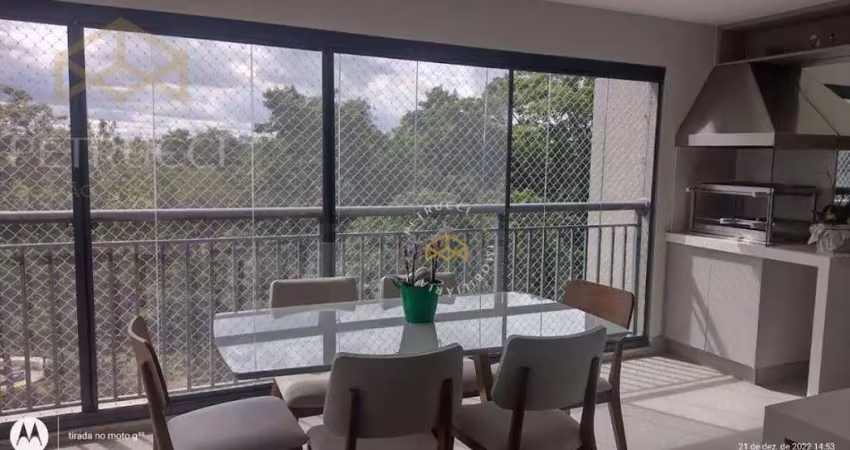 Apartamento com 3 dormitórios para alugar, 130 m² - swiss park - campinas/sp