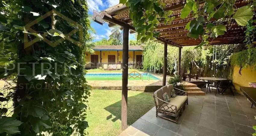 Chácara com 4 dormitórios à venda, 1710 m² por r$ 1.950.000,00 - barão geraldo - campinas/sp