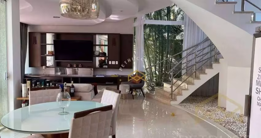 Casa com 4 dormitórios à venda, 350 m² por r$ 3.300.000,00 - alphaville dom pedro - campinas/sp