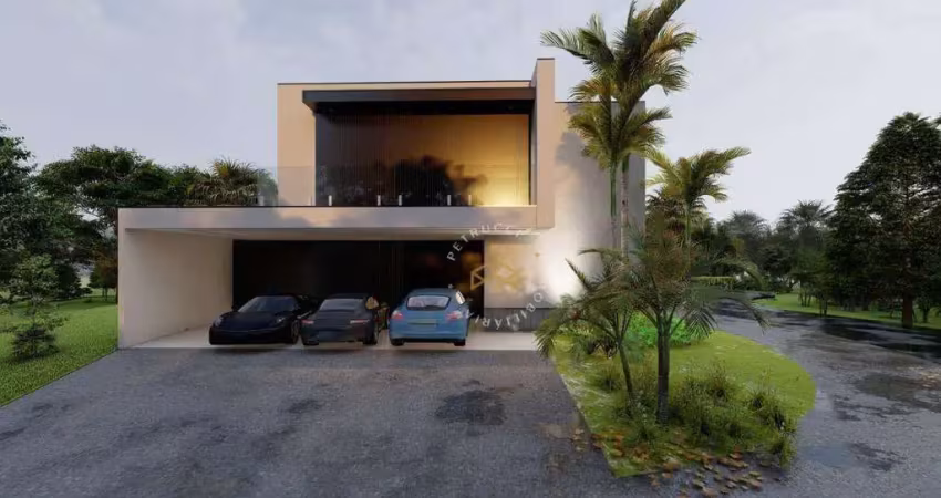 Casa com 4 dormitórios à venda, 412 m² por r$ 4.400.000,00 - loteamento residencial arborais - campinas/sp