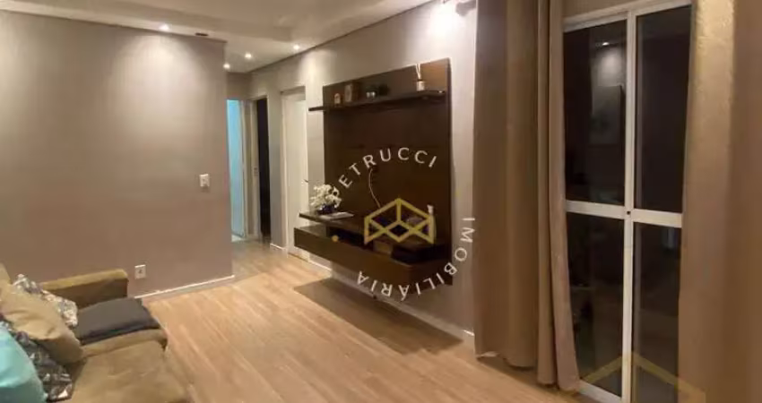 Apartamento com 2 dormitórios à venda, 55 m² por r$ 275.000,00 - jardim ipaussurama - campinas/sp