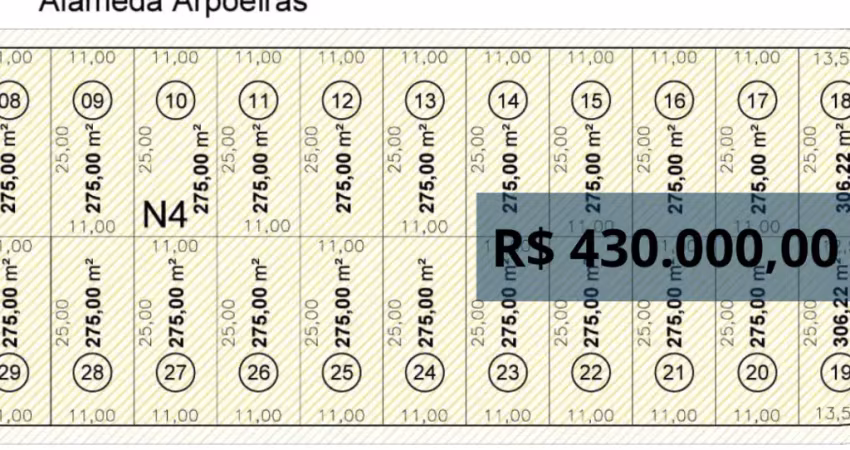 2 lotes conjugados na cidade alpha/terras 4 prontos para construir!