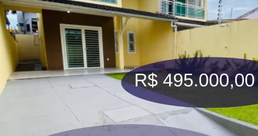 Casa duplex nascente no centro do eusebio quase esquina com a av. cicero sá!