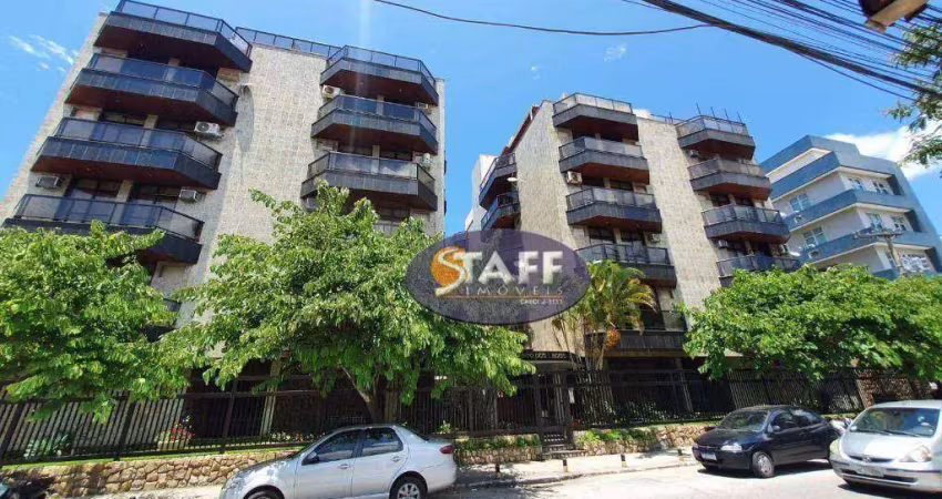 Apartamento à venda, 128 m² por r$ 595.000,00 - passagem - cabo frio/rj