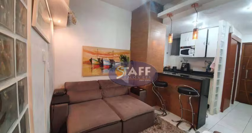 Kitnet com 1 dormitório à venda, 30 m² por r$ 420.000,00 - copacabana - rio de janeiro/rj