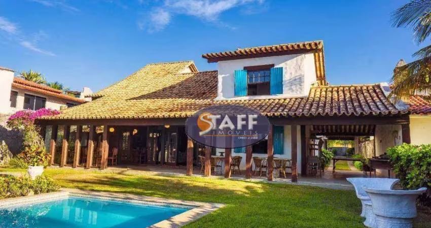 Casa com 9 dormitórios à venda, 671 m² por r$ 7.500.000,00 - são bento - cabo frio/rj