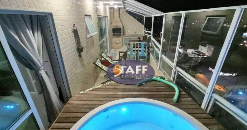 Cobertura com 3 dormitórios à venda, 194 m² por r$ 900.000,00 - braga - cabo frio/rj