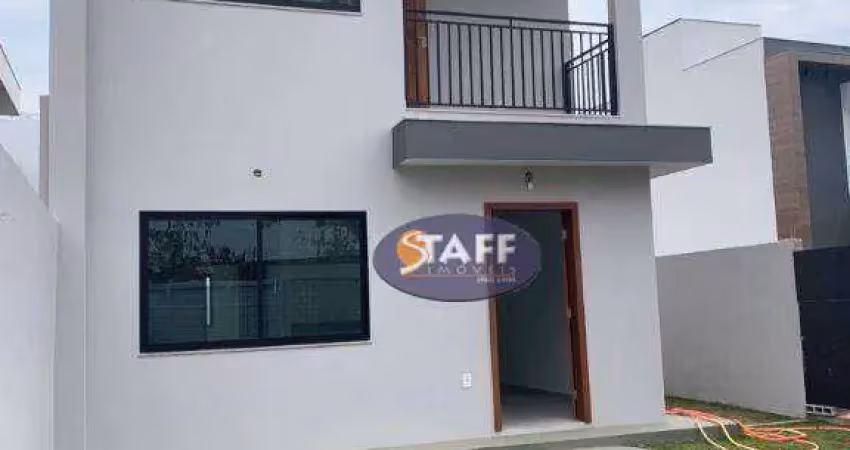 Casa com 3 dormitórios à venda, 130 m² por r$ 750.000 - parque burle - cabo frio/rj