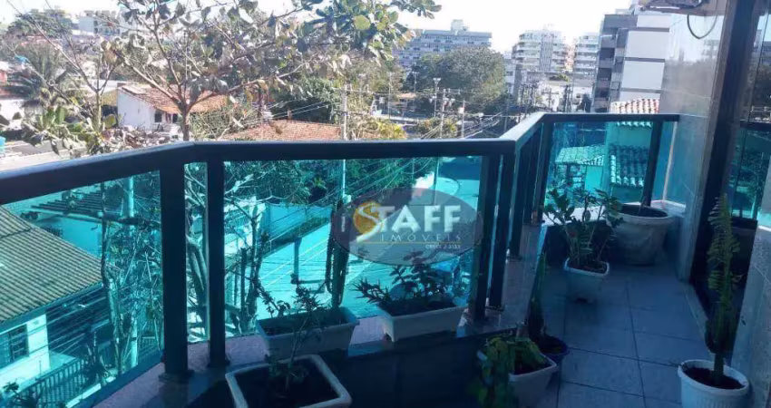 Apartamento com 3 dormitórios à venda, 132 m² por r$ 800.000,00 - passagem - cabo frio/rj