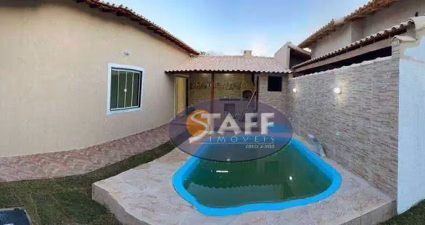 Linda casa 3 quartos sendo 1 suite  na planta dentro de condomínio lado praia em unamar cabo frio!