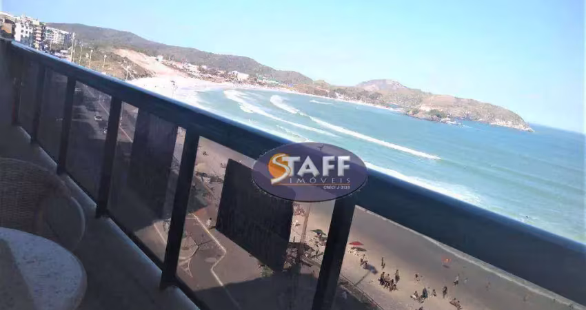 Cobertura com 4 dormitórios à venda, 318 m² por r$ 3.800.000,00 - praia do forte - cabo frio/rj
