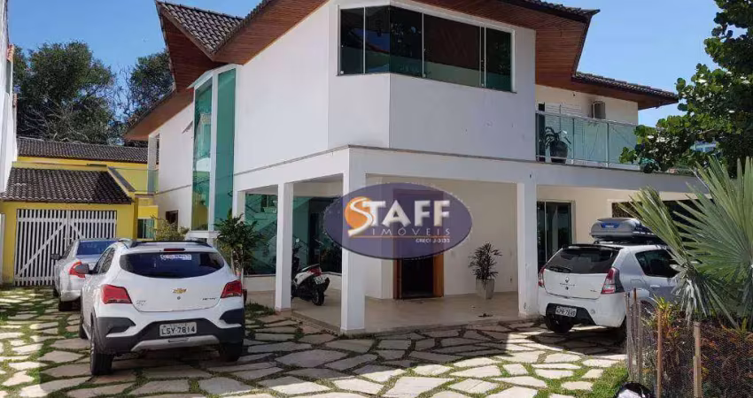 Casa com 3 dormitórios à venda, 200 m² por r$ 2.690.000 - palmeiras - cabo frio/rj