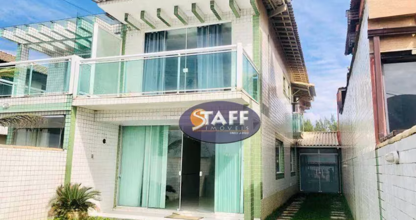 Casa com 4 dormitórios à venda, 268 m² por r$ 1.200.000,00 - foguete - cabo frio/rj