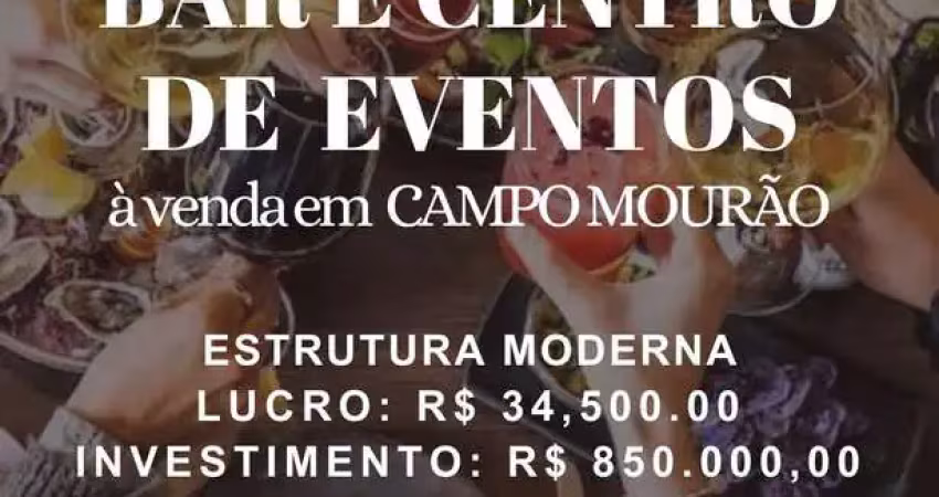 Ponto comercial à venda na Rua São José, Centro, Campo Mourão