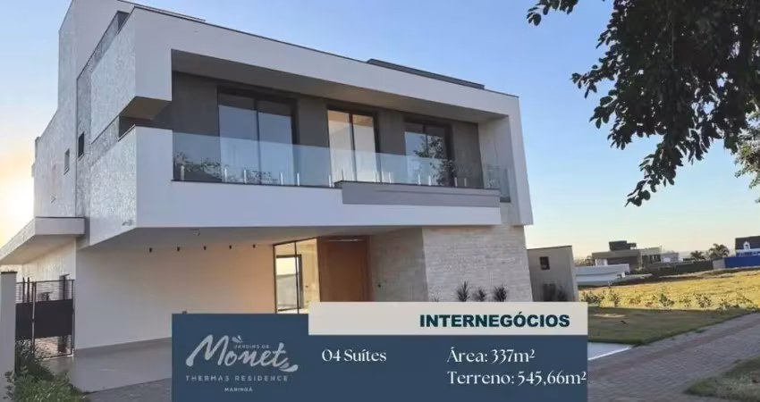Casa em condomínio fechado com 4 quartos à venda na Estrada Romeirinha, 2413, Jardins de Monet Residence, Maringá