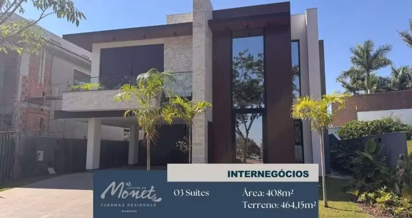 Casa em condomínio fechado com 3 quartos à venda na Estrada Romeirinha, 2413, Jardins de Monet Residence, Maringá