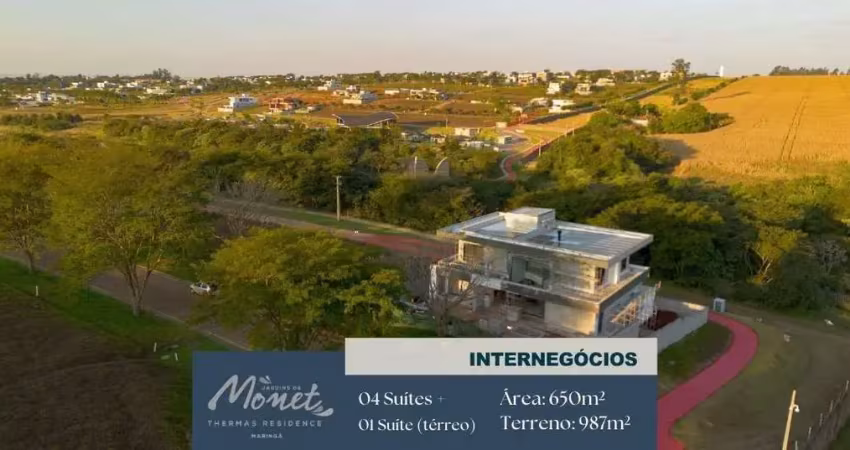 Casa em condomínio fechado com 4 quartos à venda na Estrada Romeirinha, 2413, Jardins de Monet Residence, Maringá