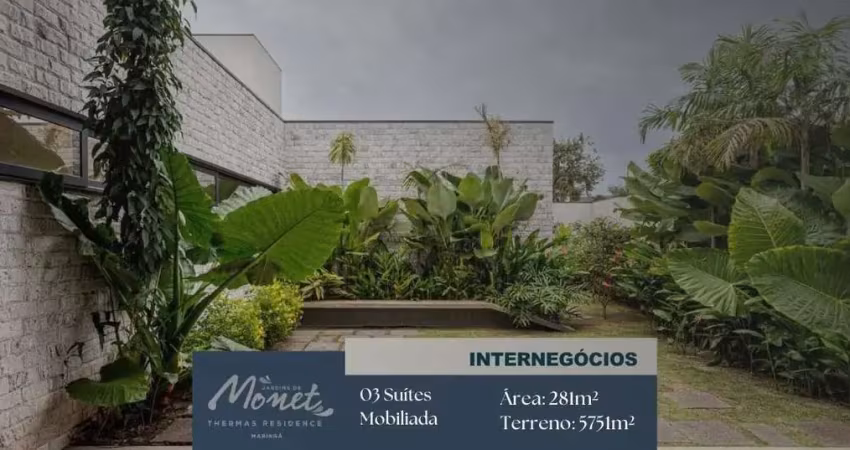 Casa térrea jardins de monet à venda de porteira fechada