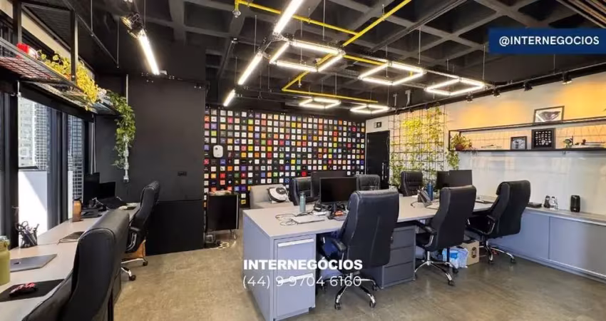 Escritório mobiliado - le monde - centro empresarial de maringá