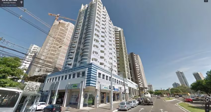 Apartamento 1 quarto mobiliado à venda no centro de maringá  edifício park avenue, em frente ao avenida center