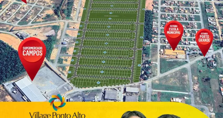 Terreno a venda em araquari com parcelamento direto com a loteadora
