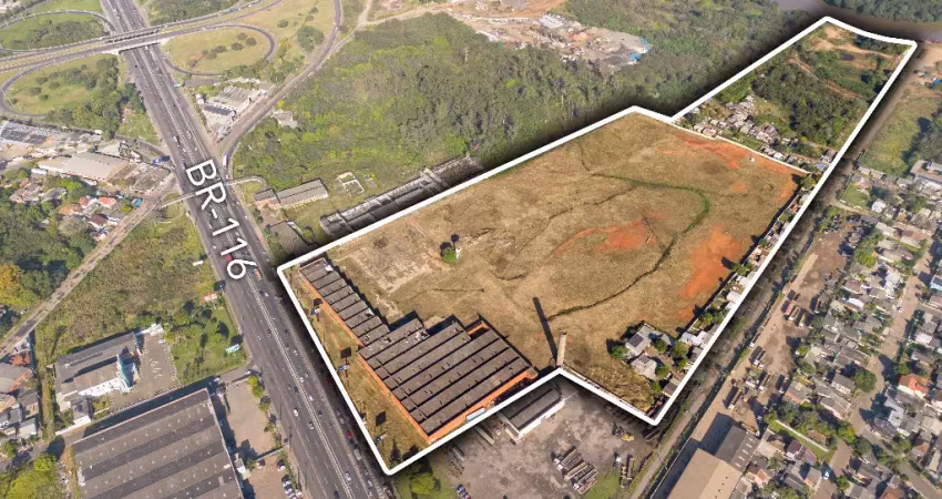 Área  comercial  13ha com frente para a br 116  sapucaia do sul