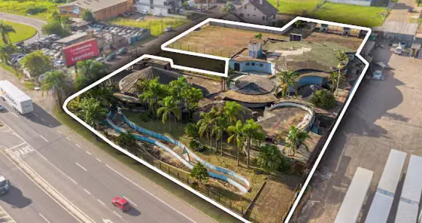 Terreno comercial à venda na Avenida Brasil, 6094, Rincão do Cascalho, Portão