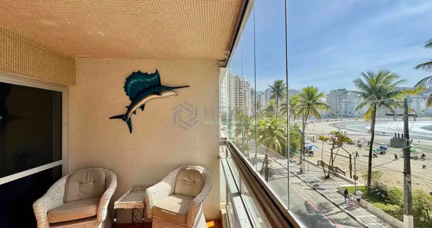Apartamento à venda na praia das astúrias, na quadra do mar, 3 quartos, 1 vaga, guaruja sp