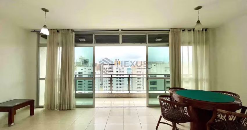 Apartamento com varanda e vista mar a uma quadra da praia das pitangueiras de 3 quartos (1 suíte),