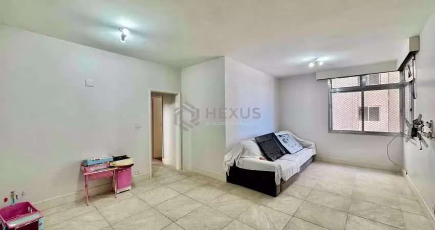 Apartamento frente mar na praia das astúrias de 3 quartos, 1 vaga, guarujá-sp.