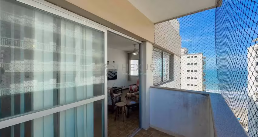 Apartamento com varanda e vista mar a uma quadra da praia das pitangueiras de 3 quartos (1 suíte),