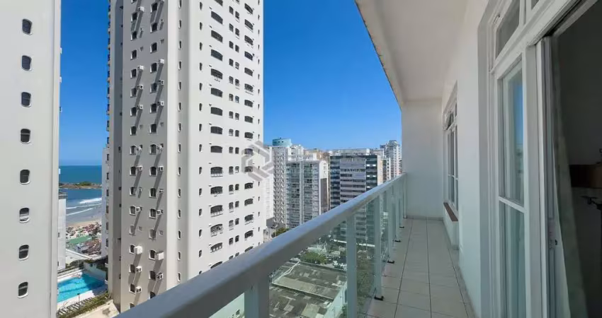 Apartamento com varanda e vista mar a uma quadra da praia das pitangueiras de 2 quartos com 1 vaga,