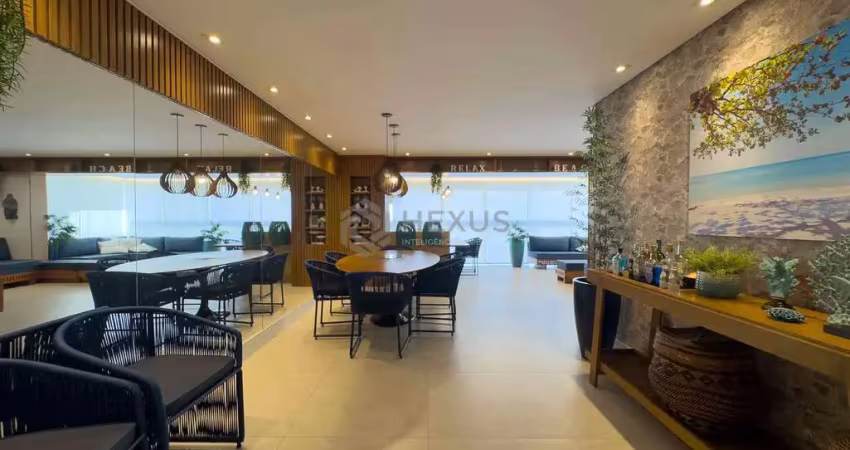 Apartamento com varanda gourmet em prédio novo com lazer na praia das pitangueiras de 3 quartos (1