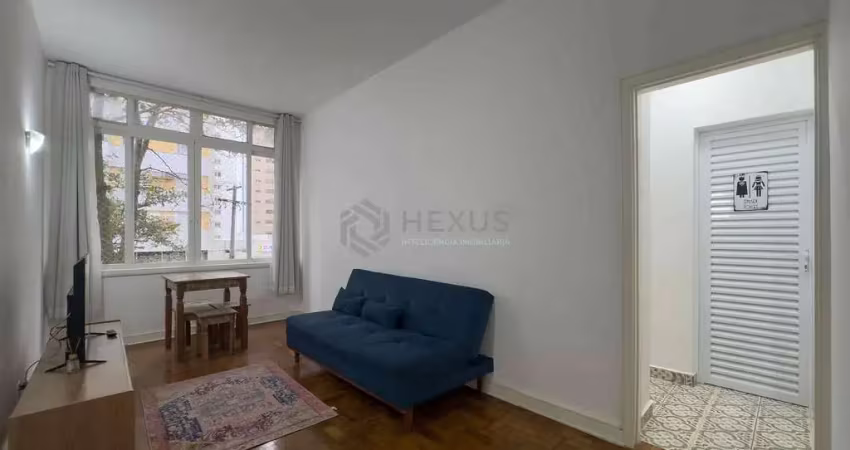 Apartamento com vista livre a uma quadra da praia das pitangueiras de 2 quartos com 1 vaga, guarujá